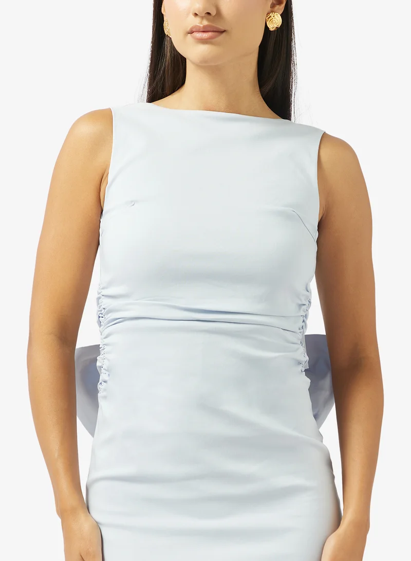 Tfnc  Bow Back Sleeveless Maxi Dress for Women | Best Price UAE